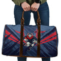Melbourne Demons Australian Football Travel Bag Fierce Devil Mascot - Bold Team Colors
