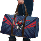 Melbourne Demons Australian Football Travel Bag Fierce Devil Mascot - Bold Team Colors