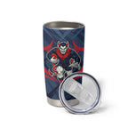 Melbourne Demons Australian Football Tumbler Cup Fierce Devil Mascot - Bold Team Colors