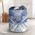 North Melbourne Kangaroos Australian Football Laundry Basket Powerful Kangaroo Mascot - Bold Team Colors