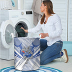 North Melbourne Kangaroos Australian Football Laundry Basket Powerful Kangaroo Mascot - Bold Team Colors