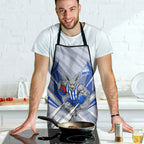 North Melbourne Kangaroos Australian Football Apron Powerful Kangaroo Mascot - Bold Team Colors