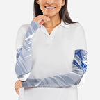 North Melbourne Kangaroos Australian Football Arm Sleeves Powerful Kangaroo Mascot - Bold Team Colors