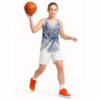 North Melbourne Kangaroos Australian Football Basketball Jersey Powerful Kangaroo Mascot - Bold Team Colors