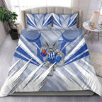 North Melbourne Kangaroos Australian Football Bedding Set Powerful Kangaroo Mascot - Bold Team Colors