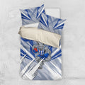 North Melbourne Kangaroos Australian Football Bedding Set Powerful Kangaroo Mascot - Bold Team Colors