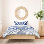 North Melbourne Kangaroos Australian Football Bedding Set Powerful Kangaroo Mascot - Bold Team Colors