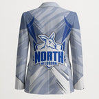 North Melbourne Kangaroos Australian Football Blazer Powerful Kangaroo Mascot - Bold Team Colors