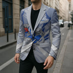 North Melbourne Kangaroos Australian Football Blazer Powerful Kangaroo Mascot - Bold Team Colors