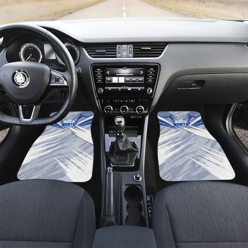 North Melbourne Kangaroos Australian Football Car Mats Powerful Kangaroo Mascot - Bold Team Colors