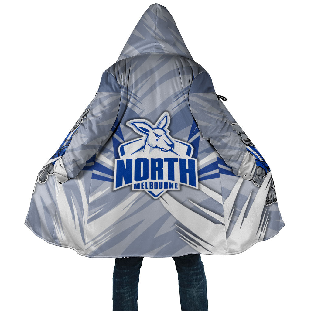 North Melbourne Kangaroos Australian Football Cloak Powerful Kangaroo Mascot - Bold Team Colors