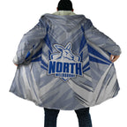 North Melbourne Kangaroos Australian Football Cloak Powerful Kangaroo Mascot - Bold Team Colors