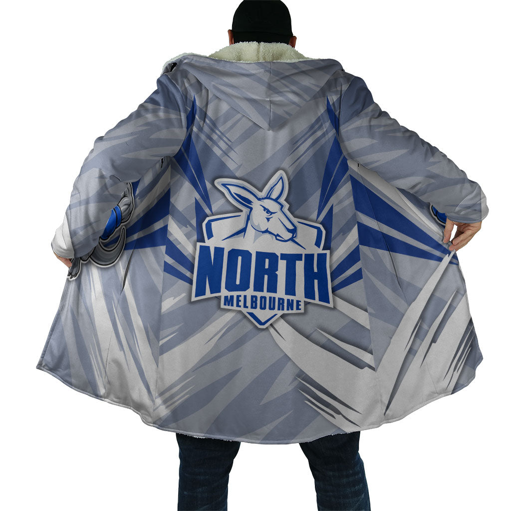 North Melbourne Kangaroos Australian Football Cloak Powerful Kangaroo Mascot - Bold Team Colors