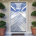 North Melbourne Kangaroos Australian Football Door Cover Powerful Kangaroo Mascot - Bold Team Colors