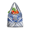 North Melbourne Kangaroos Australian Football Grocery Bag Powerful Kangaroo Mascot - Bold Team Colors