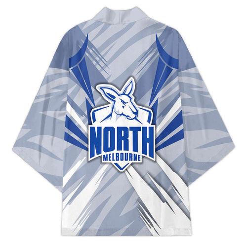 North Melbourne Kangaroos Australian Football Kimono Powerful Kangaroo Mascot - Bold Team Colors