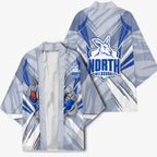 North Melbourne Kangaroos Australian Football Kimono Powerful Kangaroo Mascot - Bold Team Colors