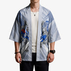 North Melbourne Kangaroos Australian Football Kimono Powerful Kangaroo Mascot - Bold Team Colors