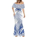 North Melbourne Kangaroos Australian Football Mermaid Dress Powerful Kangaroo Mascot - Bold Team Colors