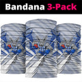 North Melbourne Kangaroos Australian Football Neck Gaiter Powerful Kangaroo Mascot - Bold Team Colors