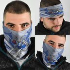 North Melbourne Kangaroos Australian Football Neck Gaiter Powerful Kangaroo Mascot - Bold Team Colors