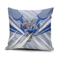 North Melbourne Kangaroos Australian Football Pillow Cover Powerful Kangaroo Mascot - Bold Team Colors