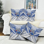 North Melbourne Kangaroos Australian Football Pillow Cover Powerful Kangaroo Mascot - Bold Team Colors