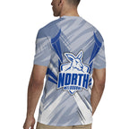 North Melbourne Kangaroos Australian Football Rugby Jersey Powerful Kangaroo Mascot - Bold Team Colors