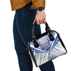 North Melbourne Kangaroos Australian Football Shoulder Handbag Powerful Kangaroo Mascot - Bold Team Colors