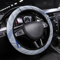 North Melbourne Kangaroos Australian Football Steering Wheel Cover Powerful Kangaroo Mascot - Bold Team Colors