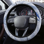 North Melbourne Kangaroos Australian Football Steering Wheel Cover Powerful Kangaroo Mascot - Bold Team Colors