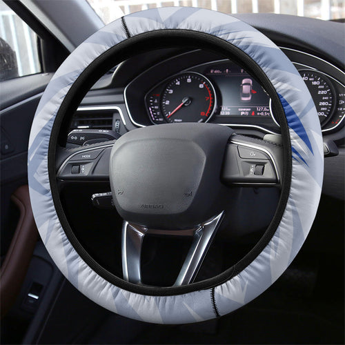 North Melbourne Kangaroos Australian Football Steering Wheel Cover Powerful Kangaroo Mascot - Bold Team Colors