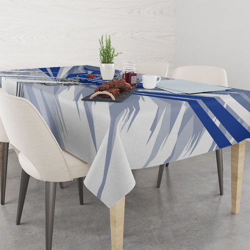 North Melbourne Kangaroos Australian Football Tablecloth Powerful Kangaroo Mascot - Bold Team Colors