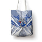 North Melbourne Kangaroos Australian Football Tote Bag Powerful Kangaroo Mascot - Bold Team Colors