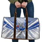 North Melbourne Kangaroos Australian Football Travel Bag Powerful Kangaroo Mascot - Bold Team Colors