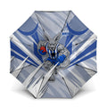 North Melbourne Kangaroos Australian Football Umbrella Powerful Kangaroo Mascot - Bold Team Colors