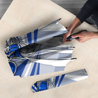 North Melbourne Kangaroos Australian Football Umbrella Powerful Kangaroo Mascot - Bold Team Colors