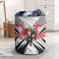 St Kilda Saints Australian Football Laundry Basket Superhero Mascot Graphic - Bold Team Colors