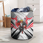 St Kilda Saints Australian Football Laundry Basket Superhero Mascot Graphic - Bold Team Colors