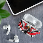 St Kilda Saints Australian Football AirPods Case Superhero Mascot Graphic - Bold Team Colors