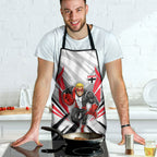 St Kilda Saints Australian Football Apron Superhero Mascot Graphic - Bold Team Colors