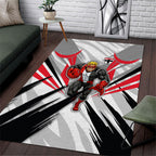 St Kilda Saints Australian Football Area Rug Superhero Mascot Graphic - Bold Team Colors