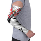 St Kilda Saints Australian Football Arm Sleeves Superhero Mascot Graphic - Bold Team Colors