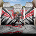 St Kilda Saints Australian Football Back Car Seat Cover Superhero Mascot Graphic - Bold Team Colors