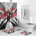 St Kilda Saints Australian Football Bathroom Set Superhero Mascot Graphic - Bold Team Colors