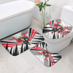 St Kilda Saints Australian Football Bathroom Set Superhero Mascot Graphic - Bold Team Colors