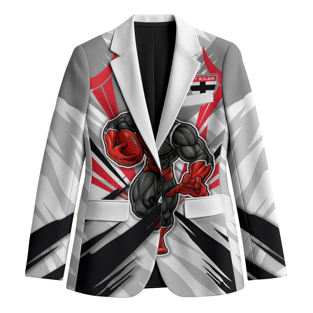 St Kilda Saints Australian Football Blazer Superhero Mascot Graphic - Bold Team Colors