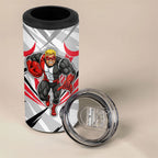 St Kilda Saints Australian Football 4 in 1 Can Cooler Tumbler Superhero Mascot Graphic - Bold Team Colors