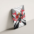 St Kilda Saints Australian Football Canvas Wall Art Superhero Mascot Graphic - Bold Team Colors