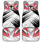 St Kilda Saints Australian Football Car Mats Superhero Mascot Graphic - Bold Team Colors